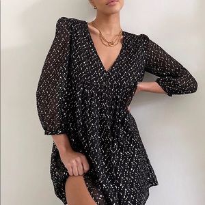 Sunday Best Black &  Gold Jinx Dress